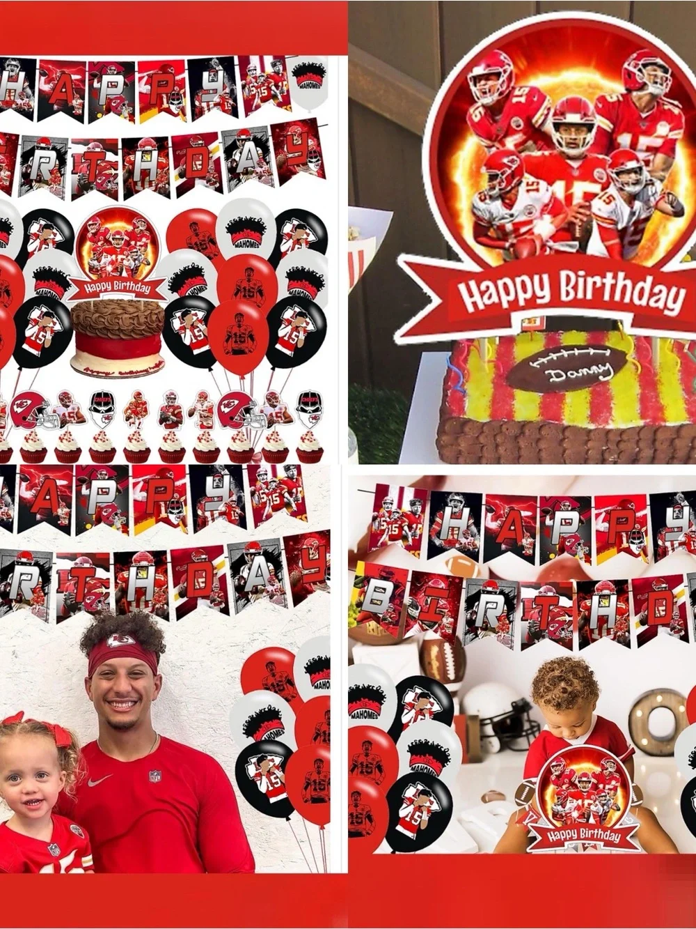 Patrick Mahomes Birthday Decorations